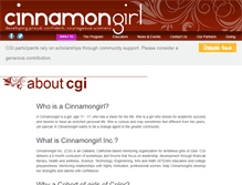 Tablet Screenshot of cinnamongirl.org